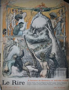 Centenario della nascita di Victor Hugo, illustrazione per Le Rire da Charles Leandre