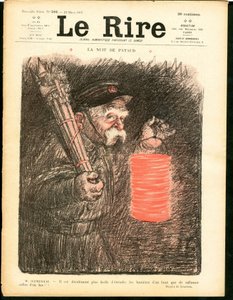 Copertina di "Il Riso", Satirico a Colori da Charles Leandre