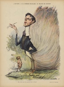 Francis de Croisset, drammaturgo, romanziere e librettista francese. Illustrazione per Le Rire