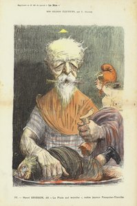 Henri Brisson, politico francese, illustrazione per Le Rire