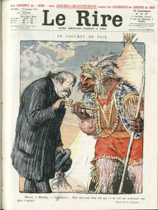 Illustrazione di Charles Leandre per la copertina di Le Lire da Charles Leandre