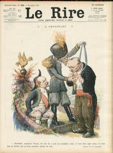 Illustrazione di Charles Leandre (1862-1934) per la copertina di Le Lire, 25/07/14 - 
