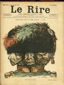 Illustrazione di Charles Leandre (1862-1934) per la Copertina di Le Rire da Charles Leandre