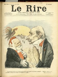 Illustrazione di Charles Leandre (1862-1934) per la Copertina di Le Rire da Charles Leandre