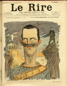 Illustrazione di Charles Leandre per la copertina di Le Rire da Charles Leandre