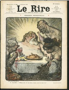 Illustrazione di Charles Leandre per la copertina di Le Rire da Charles Leandre