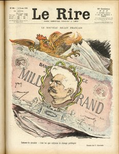 Illustrazione di Charles Leandre (1862-1934) per la Copertina di Le Rire da Charles Leandre