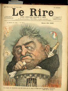 Illustrazione di Charles Leandre (1862-1934) per la Copertina di Le Rire da Charles Leandre