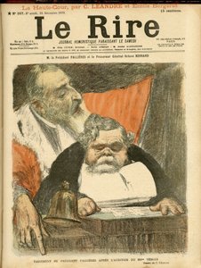 Illustrazione di Charles Léandre (1862-1934) per la copertina di Le Rire da Charles Leandre
