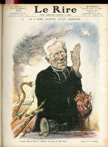 Illustrazione di Charles Leandre (1862-1934) per la copertina di Le Rire, 31/01/14 - Se l