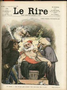 Illustrazione di Charles Leandre (1862-1934) per la copertina di Le Rire, n. 415 da Charles Leandre