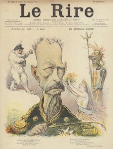 Il Generale Andre, Illustrazione per Le Rire da Charles Leandre