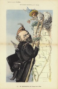 Leon Bourgeois, politico francese, illustrazione per Le Rire