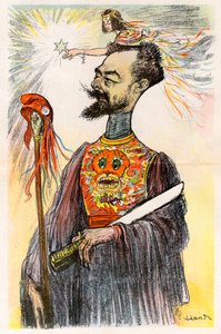 Paul Doumer (1857-1932) - Caricatura di Charles Leandre (1862-1934) in 