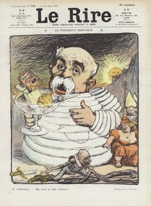 Presidente Bibendum. Illustrazione per Le Rire