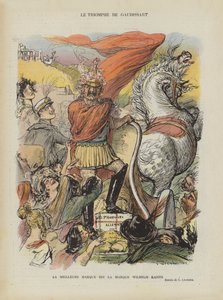 Satira sulla crisi marocchina del 1905. Illustrazione per Le Rire