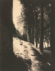 Autun, Torre delle Orsoline, ca. 1860 da Charles Lenormand