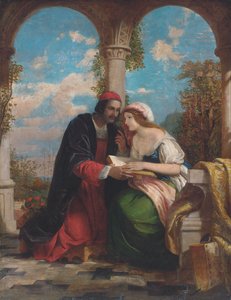 Abelardo ed Eloisa su una terrazza