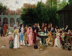 Un pubblico attento da Charles Louis Kratke