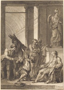 Il contadino da Charles Louis Lingée after Jean Honoré Fragonard