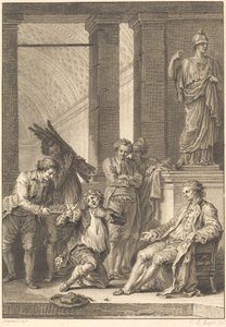 Il contadino da Charles Louis Lingée after Jean Honoré Fragonard