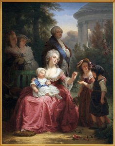 La famiglia reale francese a Trianon