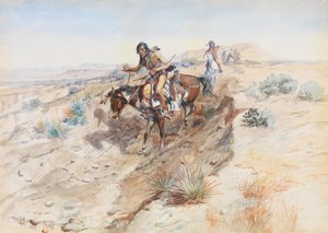 Guerrieri indiani, 1899 da Charles Marion Russell