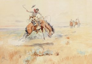 Il domatore di bronco da Charles Marion Russell
