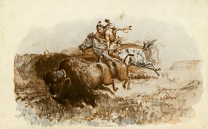 La Caccia al Bisonte di C. M. Russell