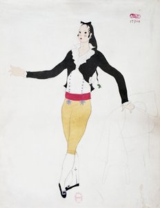 Costume per il personaggio di Figaro da Il barbiere di Siviglia di Gioacchino Rossini da Charles Martin