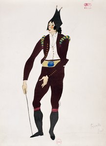 Costume per il personaggio di Fiorello da Il barbiere di Siviglia di Gioacchino Rossini