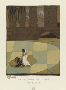 La Légende de Joseph, Scène du IIe acte, pub. 1914 da Charles Martin