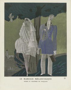 Le Mariage Mélancolique, pub. 1921 da Charles Martin