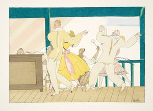 Le Tango, da Sports & Divertissements, pub. 1914 da Charles Martin