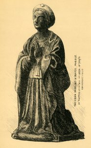 La Vergine Annunciata, statua di marmo, 1519, 1881 da Charles Martin Hodges
