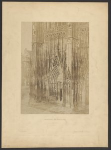 Cattedrale di Strasburgo. Grande portale. da Charles Marville