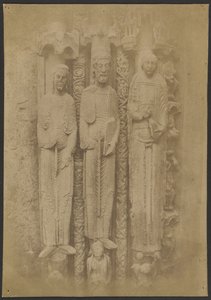 [Cattedrale di Chartres: Grandi Figure del Portico Reale] da Charles Marville