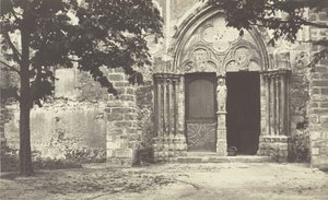 Chiesa di Villeneuve le Comte, Seine-et-Marne, 1862 da Charles Marville