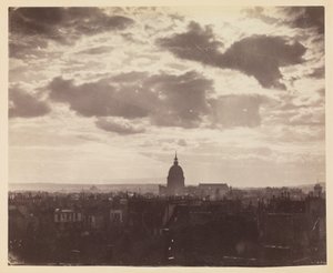 [Studio delle nuvole sopra Parigi] da Charles Marville