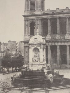 Fontana di San Sulpizio da Charles Marville