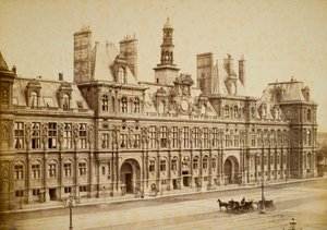 Hôtel de Ville, Parigi da Charles Marville
