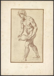 [Uomo con vaso, di Raphaël]. da Charles Marville