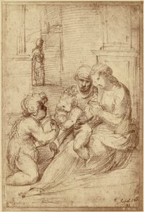 [Riproduzione di un disegno di Raphaël]. da Charles Marville