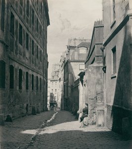 Rue Chartière, impasse Chartière de la rue de Reims da Charles Marville