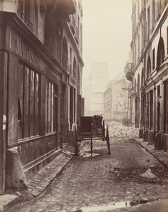 Rue Estienne, de la rue Boucher, 1862-65 da Charles Marville