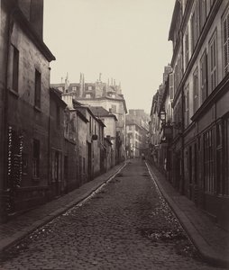 Rue Neuve-Coquenard dalla Rue Lamartine da Charles Marville