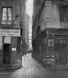 Rue Tirechape, da rue St. Honoré, Parigi, 1858-78 da Charles Marville