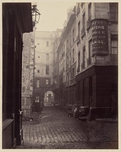 «Rue au Lard», Parigi da Charles Marville