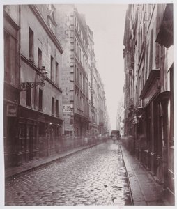 Rue de Gravilliers, dalla rue du Temple, Parigi, 1858-78