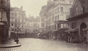 Rue de la Lingerie, de la rue Berger da Charles Marville